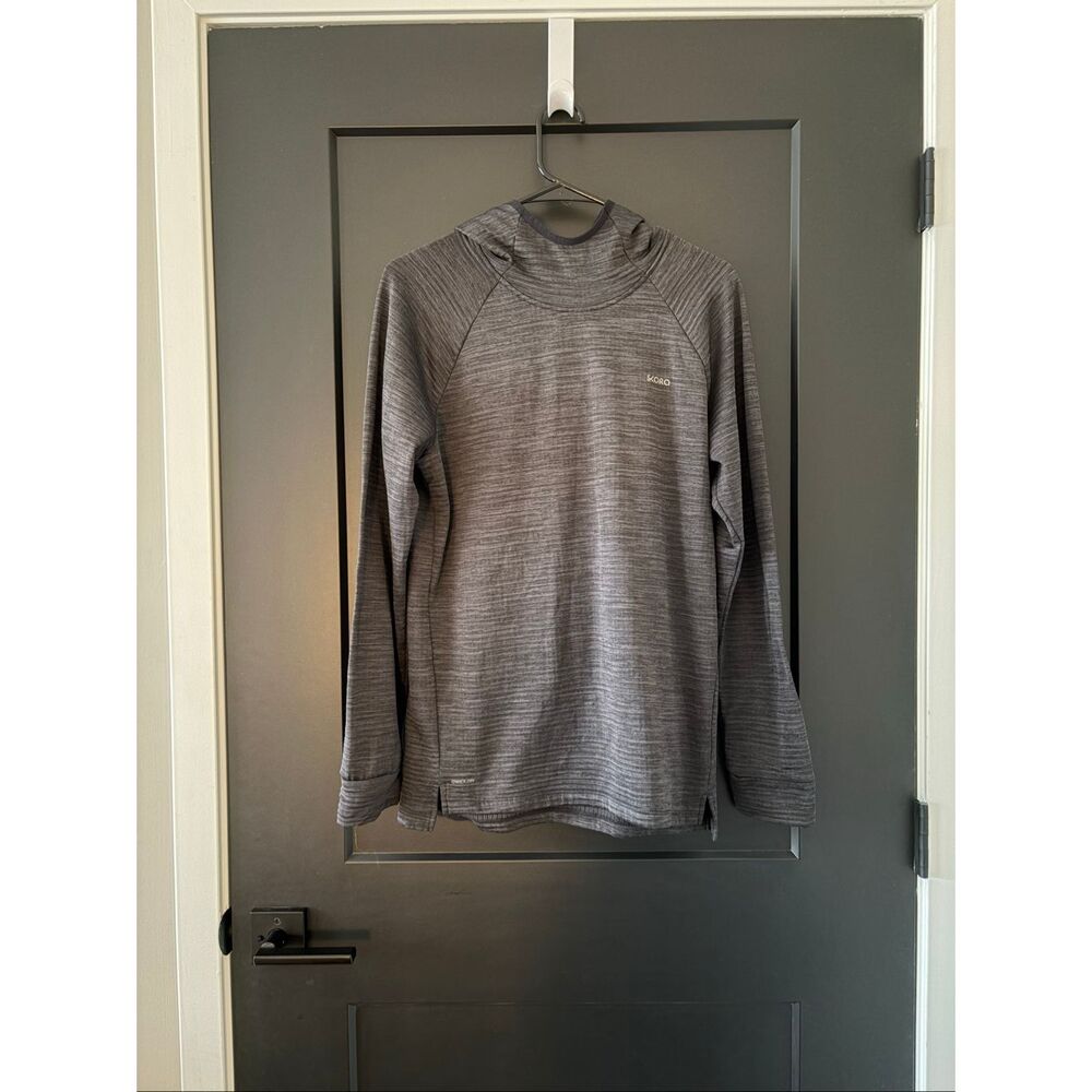 Scora Performance Hoodie Quick Dry Ribbed Running Pullover Unisex Size S Athleis